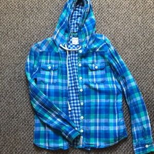 Hooded flannel